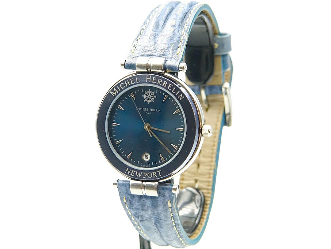 MICHEL HERBELIN NEWPORT Men Blue Dial Quartz Ref. 12456-s