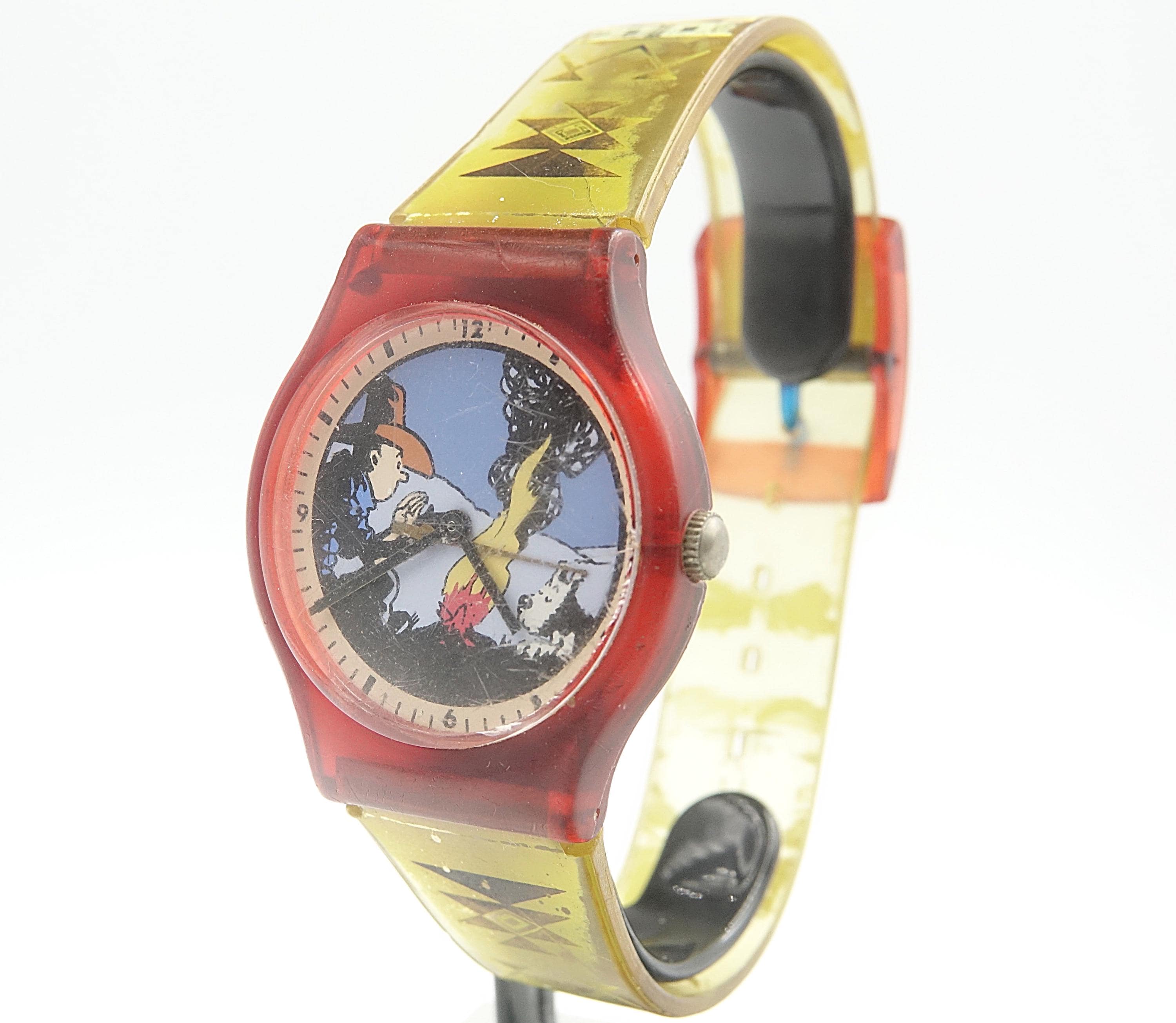Tintin Wrist Watch - Etsy
