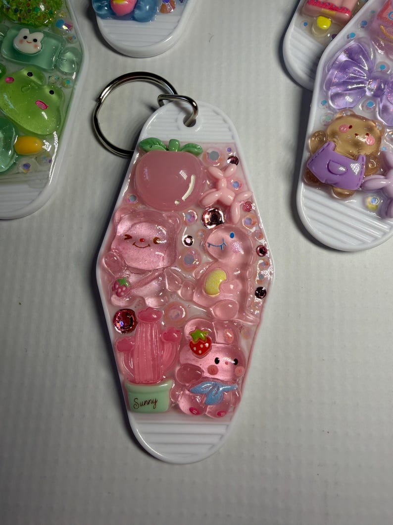 Hotel Keychain | Junk Charms | Kawaii - Etsy