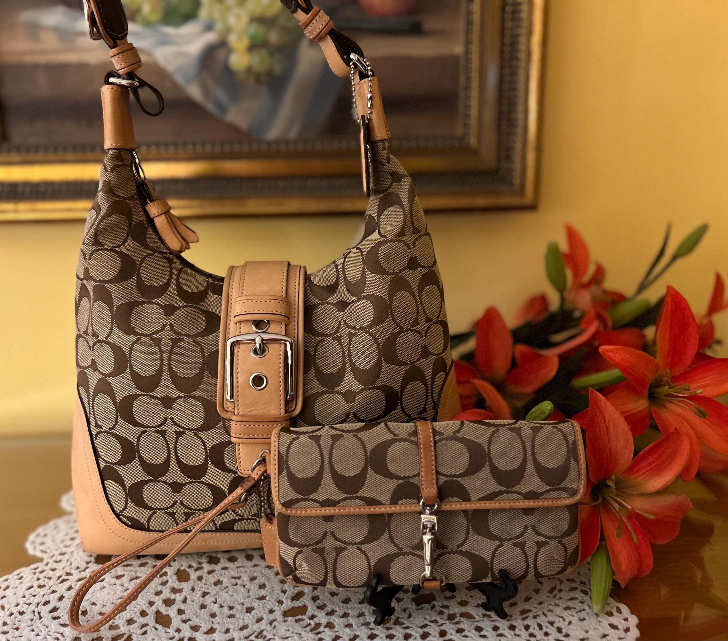Vintage Coach Hobo Bag Brown - Etsy