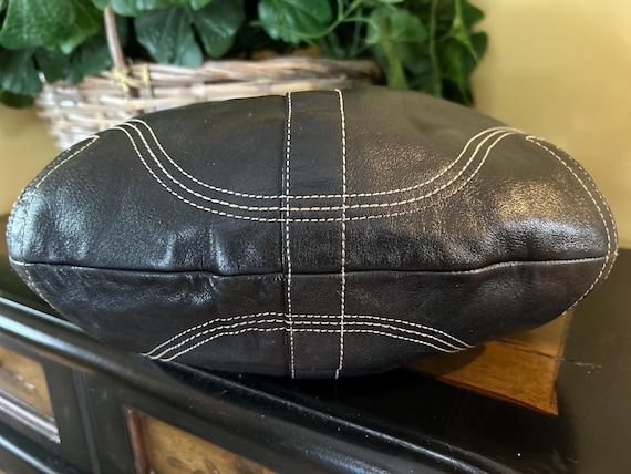 バッグ Vintage COACH Shoulder Bag Leather Black Vintage, Coach Soho Hobo Black Leather Shoulder Bag, F05D