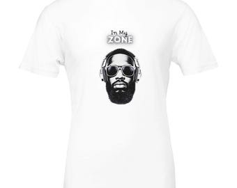 Premium Unisex "In My Zone" Crewneck T-shirt