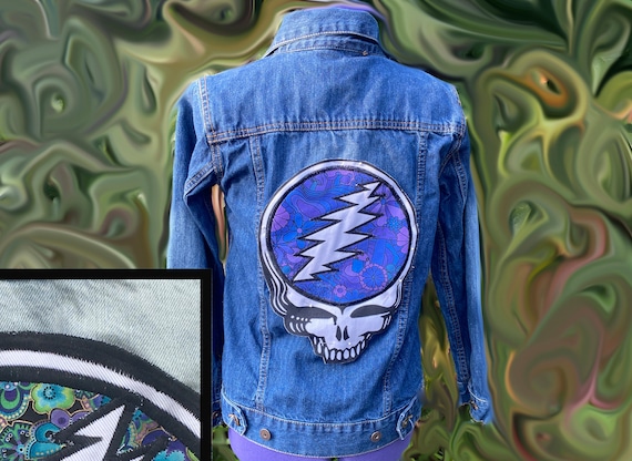 Women's Medium Steal Your Face jean jacket, steal… - image 1