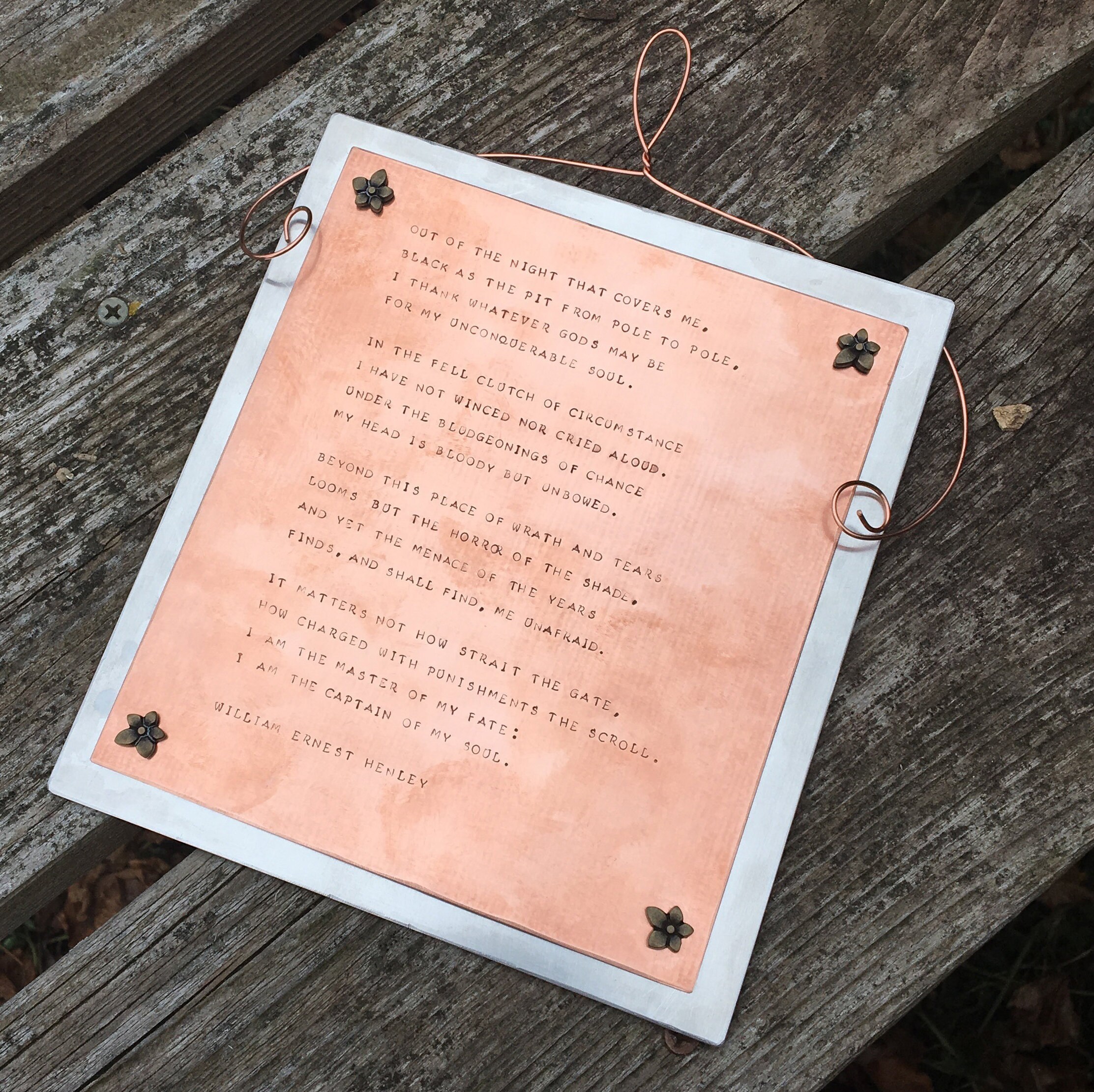 Custom song lyrics wall hanging / song wall hanging / poem Etsy Polska