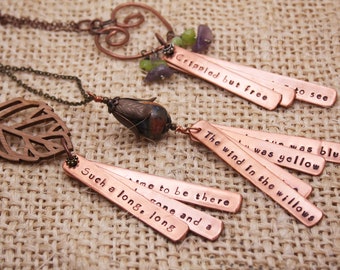 Grateful Lyrics / hand-stamped hippie jewelry / Dead lyrics / Such a long, long time / Crippled but free / The wind in the willows