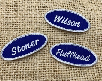 Iron-on, sew-on Phish patches, mechanic gas station hippie patch, Fluffhead patch, Wilson patch, stoner patch