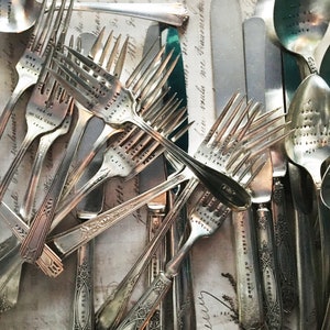 Phish buy-by-the-piece Phish food lyrics mixed pattern silverware forks knives spoons hippie birthday gift Phish housewarming anniversary