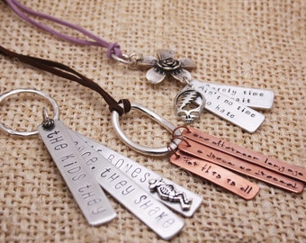 Grateful Lyrics / hand-stamped hippie jewelry / Dead lyrics / The kids they dance / Ain't no time to hate / For this is all a dream /