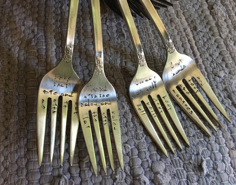 SALE was 350.00 Phish silverware 30 piece Phish silverware Phish wedding gift Phish shower gift Phish birthday gift hippie wedding