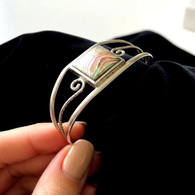 Vintage Silver Mexico Bracelet - Etsy