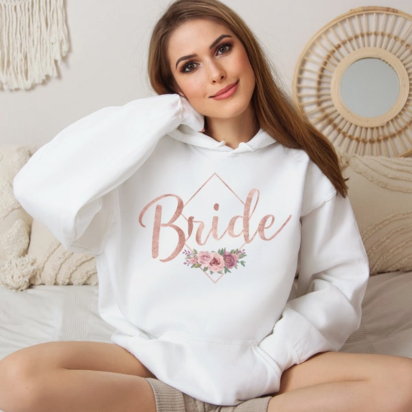 Bride Apparel, Bride Hoodie, Bride Gift, Gift for Newly Engaged, Engagement Gift, Bachelorette Gift, Unique Bridal Shower Gift