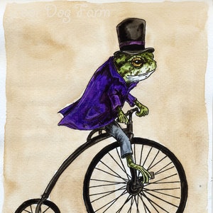 Mr. Toad Takes a Ride  (an original hand painted little one))