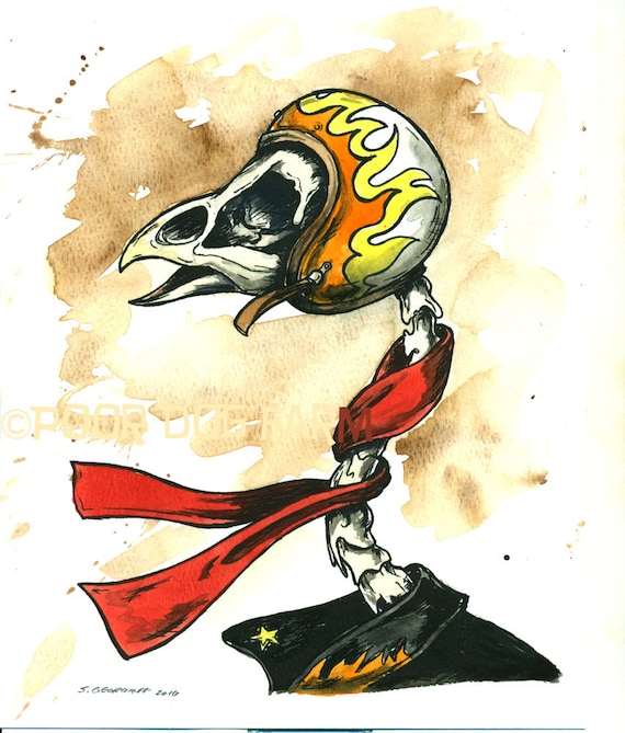 Hell Cock n0. 1 (an original hand painted queen)