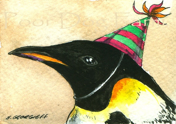 Party Penguins no 6 (in a series)Emperor Penguin-