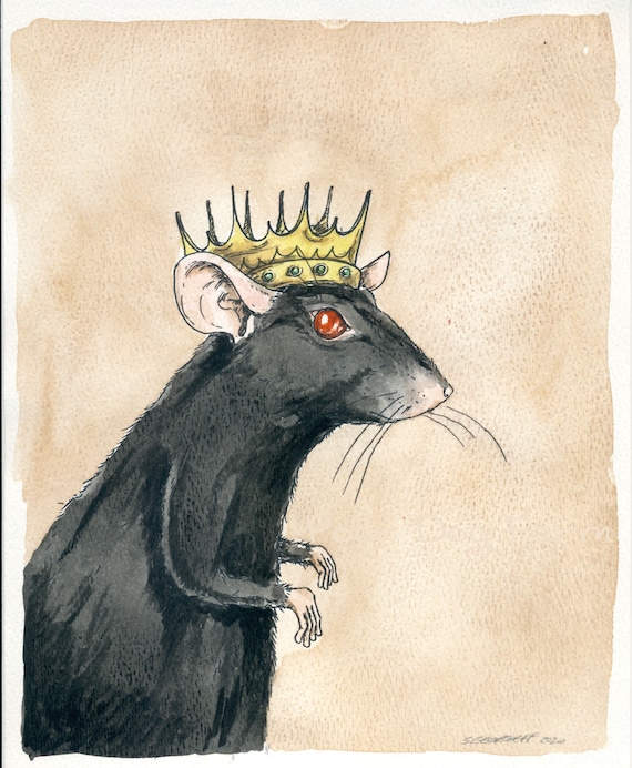 Black Rat King (an original hand painted king)