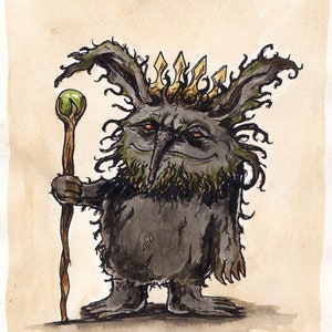 The Púca (an original hand painted artwork)