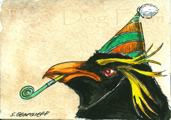 Party Penguins no 4 (in a series)Rock Hopper Penguin