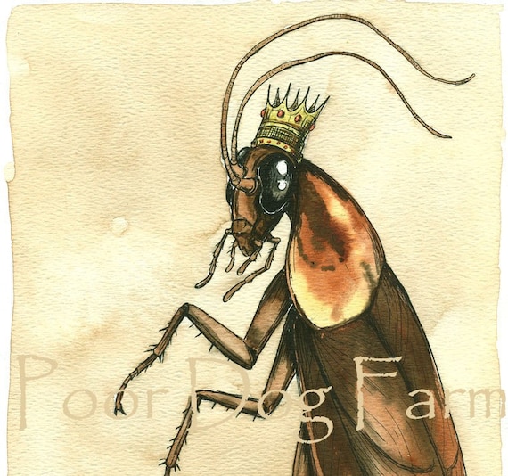 Cockroach King  (an original hand painted queen)