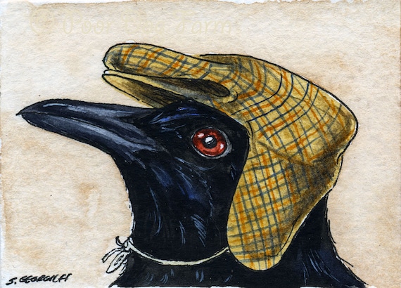 The Kosrae Starling~~ No 63 of 100 series- ~ signed watercolor print