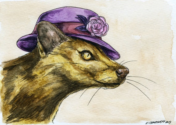A Lady Fossa in a Hat