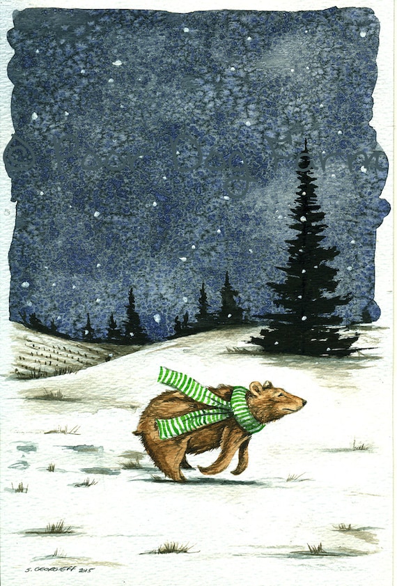 On the GO- signed Watercolor print