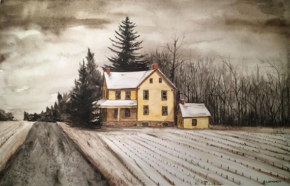 Hickory Road --  8 x 10 print