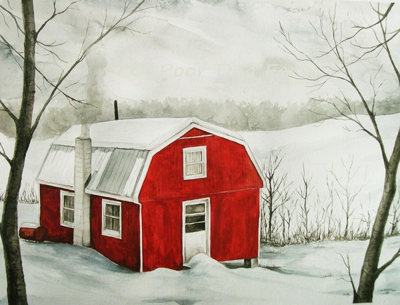A Wintery Cabin
