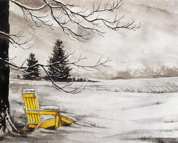 Reminiscent of Summer- watercolor print