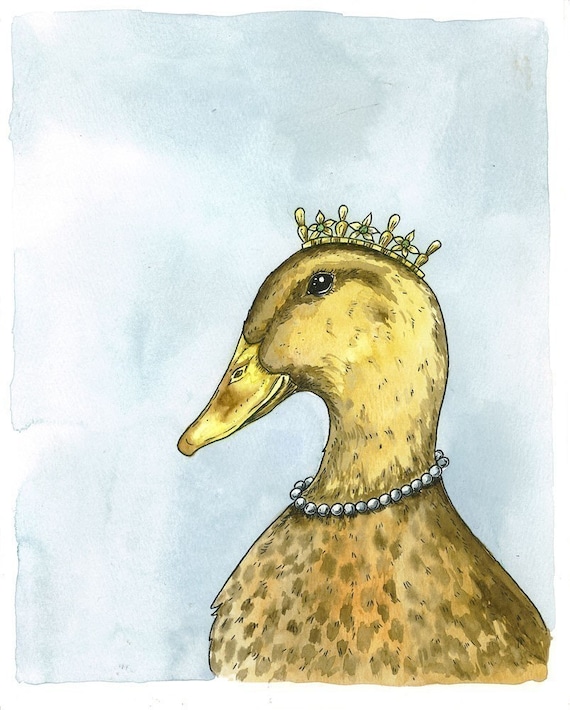Royal Ducks 5 x7  (SPECIAL set of 2 prints)