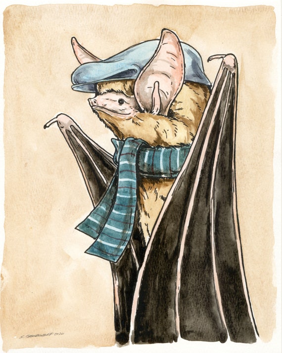 The Northern Long-Eared Bat (an original hand painted queen)