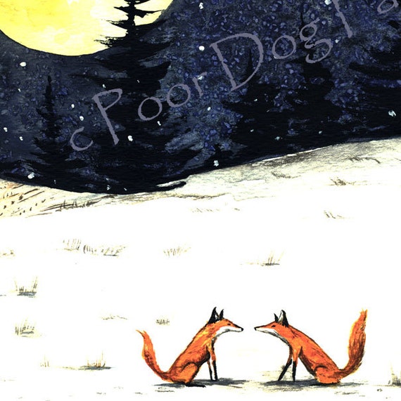 On the Night We Met....   Watercolor Print