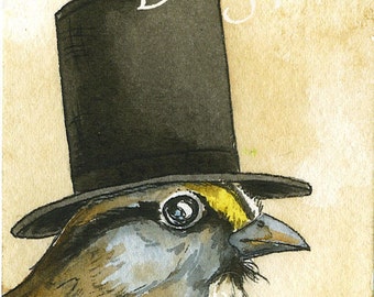 Honest Abe Sparrow - 8 x 10 print