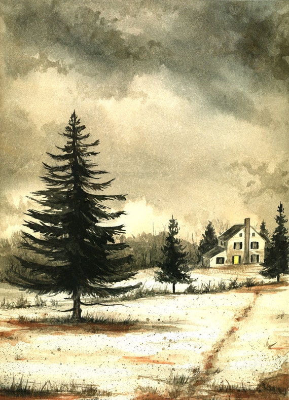 A Muddy January-- 8 x 10 print
