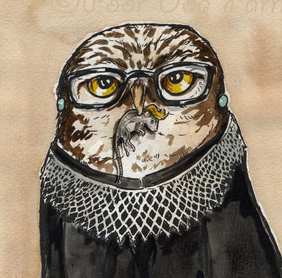 I Will Always Dissent  ~ watercolor print