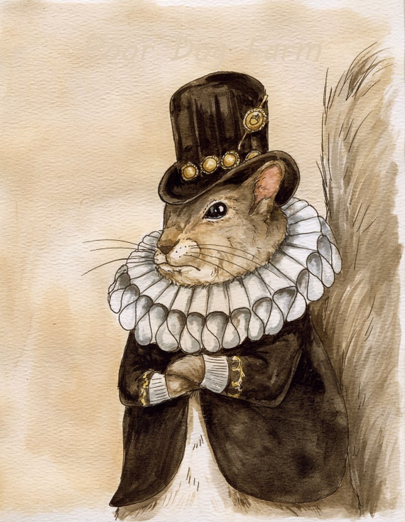 The Grumpy Shakespearean Squirrel