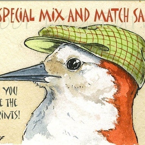 Impressões assinadas especiais MIX e MATCH ACEO - Conjunto de 5 Venda