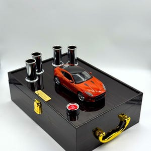 Handmade Jaguar F-Type R Engine Sound Display with Start Button