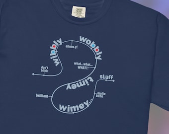 Doctor Who 'Timey Wimey' uniseks T-shirt voor 10th Doctor-fans