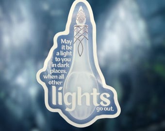 Lord of the Rings-sticker: cadeau van Galadriel | Voor Tolkien- en fantasyfans