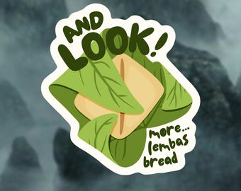 Lord of the Rings-sticker | "Kijk! Lembasbrood" | voor Samwise Gamgee-fans