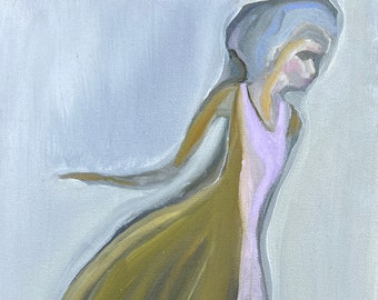 Figure in Olive Green