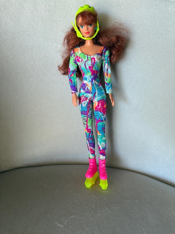 Barbie The Movie Margot Robbie as Barbie Inline Skating Outfit