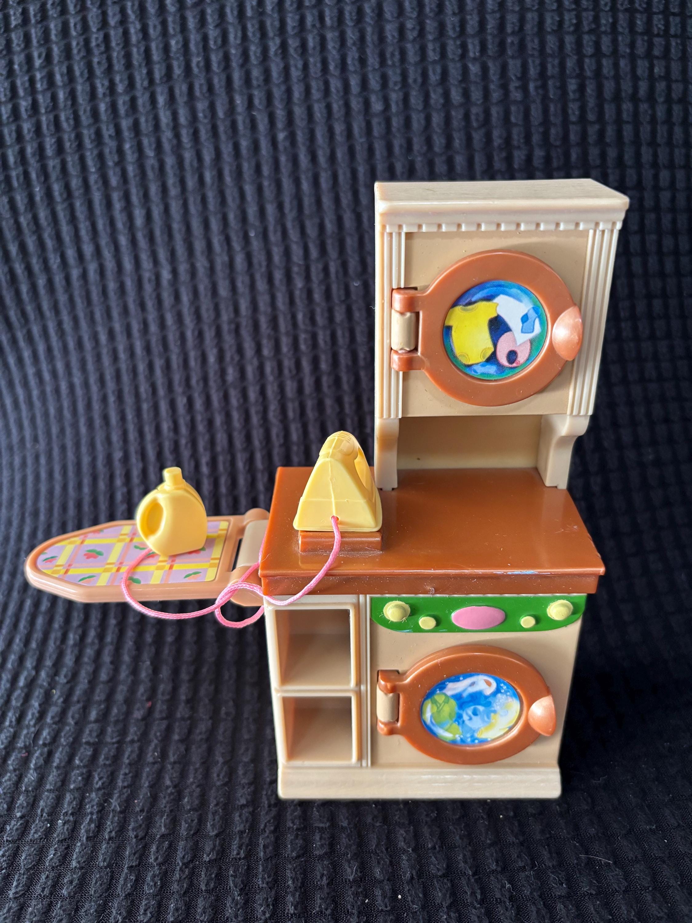 Loving Family Dollhouse Laundry Room: Washer, Dryer, Ironing Board