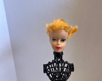 TLC Barbie-Pferdeschwanz Nr. 5, blond, muss neu bewurzelt werden (nur Kopf).