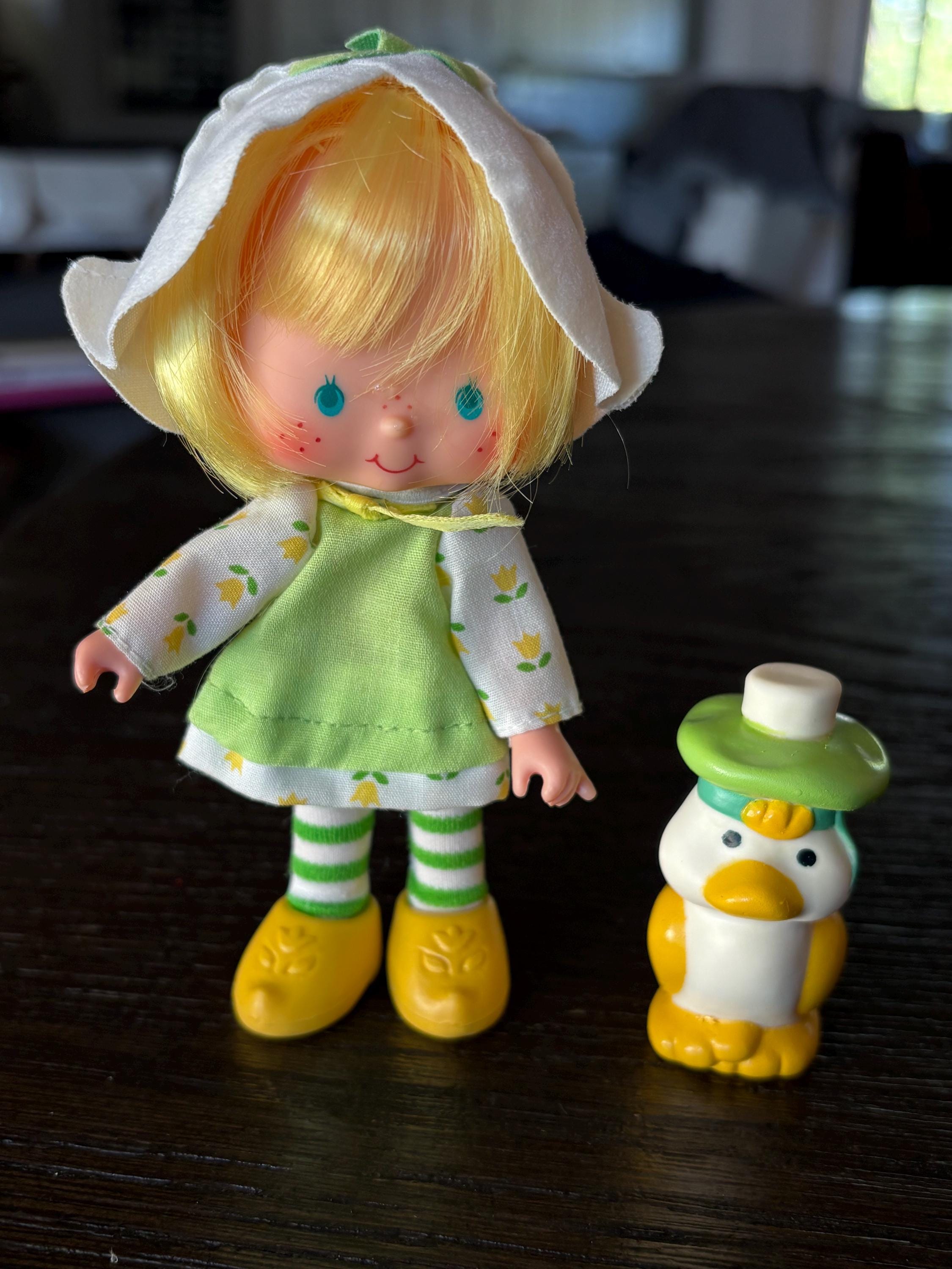 Vintage 1980s Mint Tulip Strawberry Shortcake Doll With Marsh