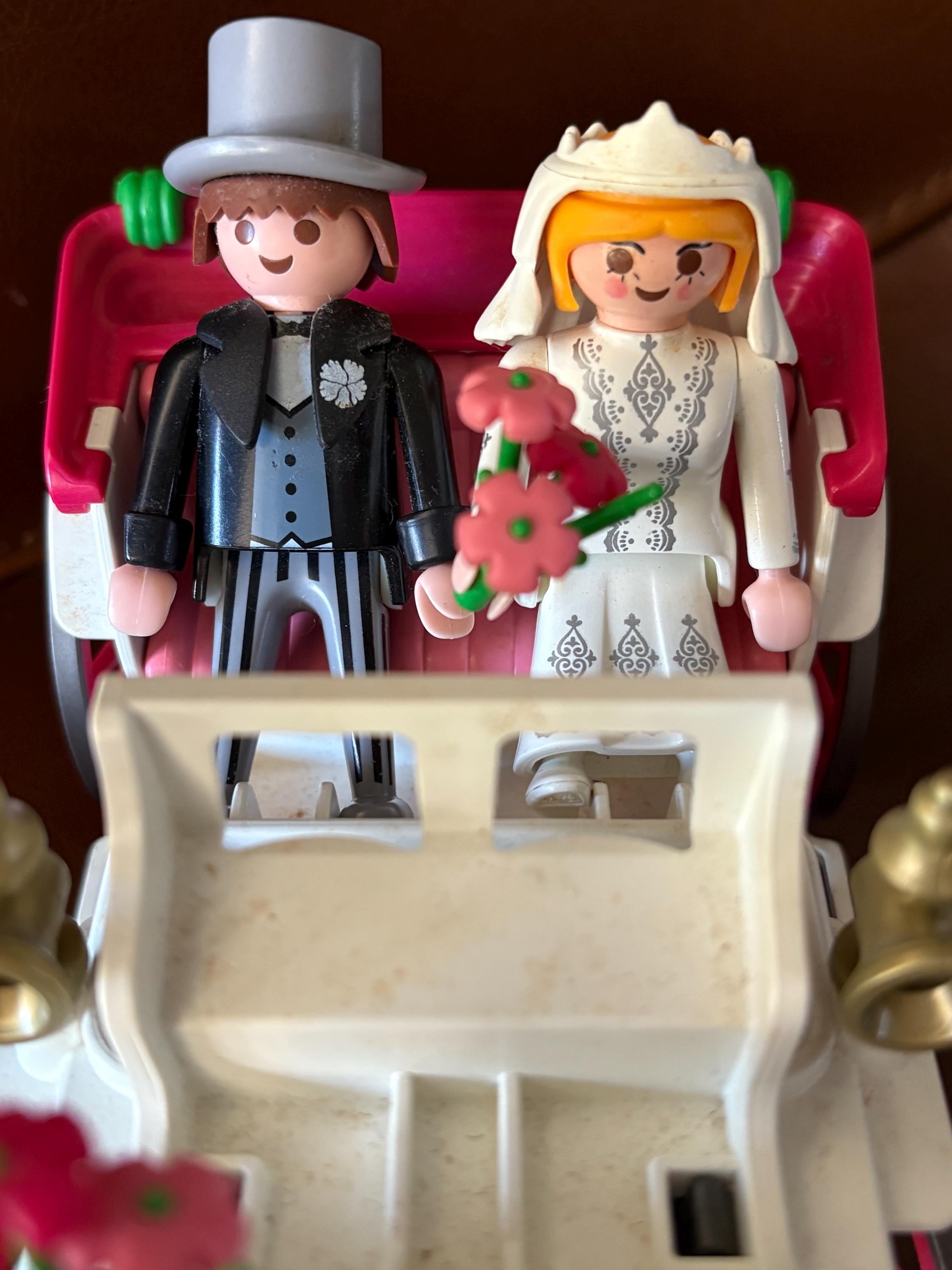 PLAYMOBIL CARROSSE CHARIOT caleche palais château mariés fée princesse