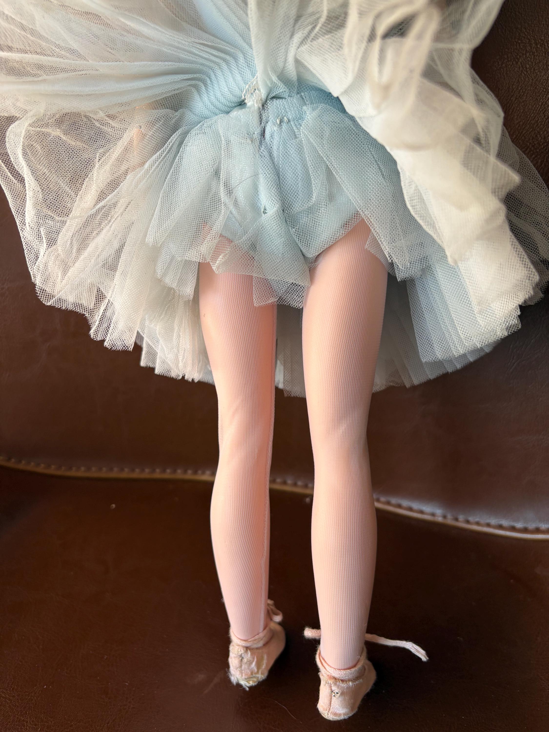 1970s Madame Alexander 17” “elise” Pale Blue Ballerina. #1745