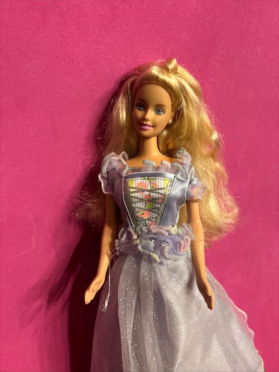 princess barbie purple dress Doll Sparkle Mattel 2000 No 28264 Princess Barbie Doll Blonde in