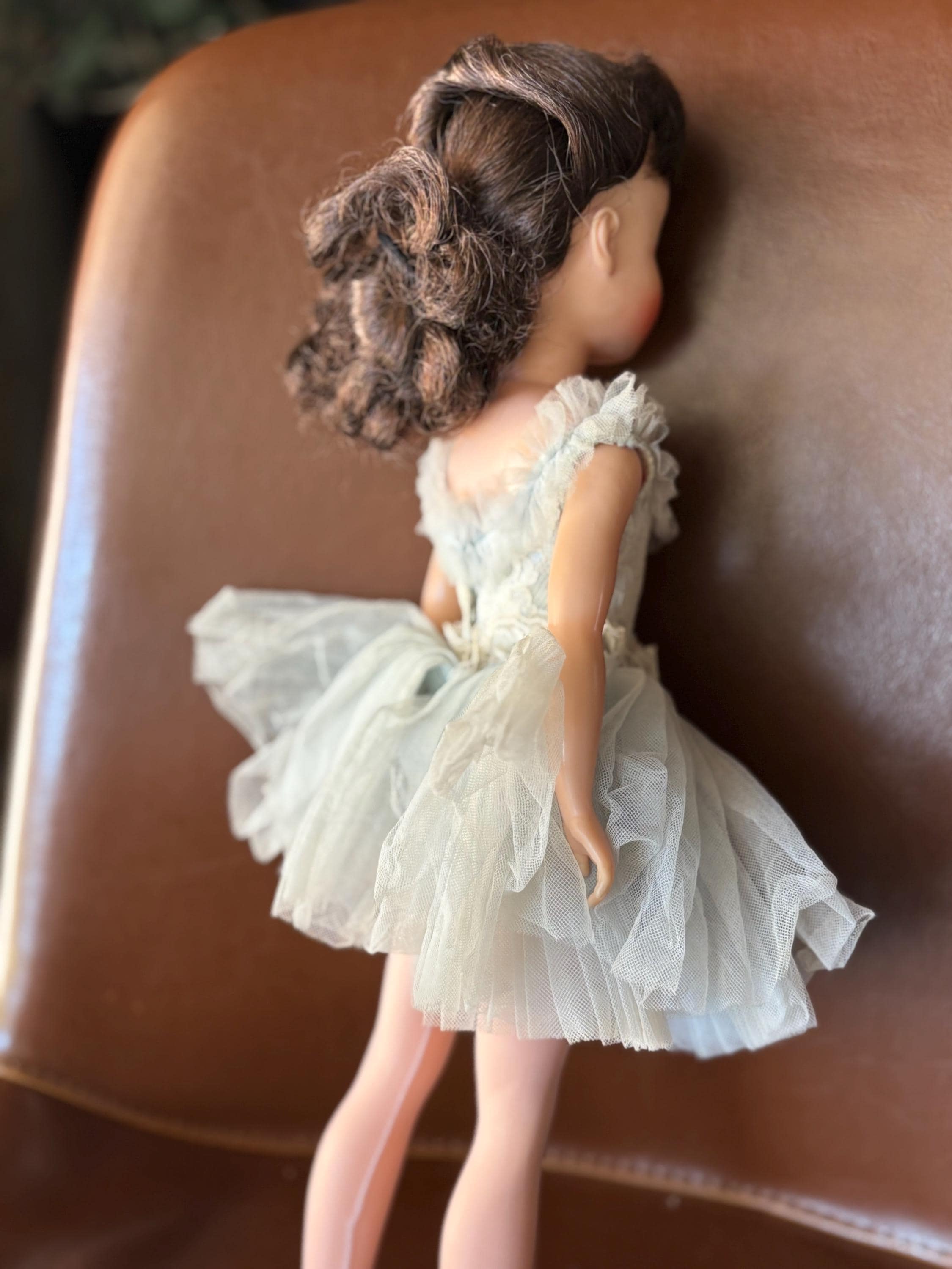 1970s Madame Alexander 17” “elise” Pale Blue Ballerina. #1745