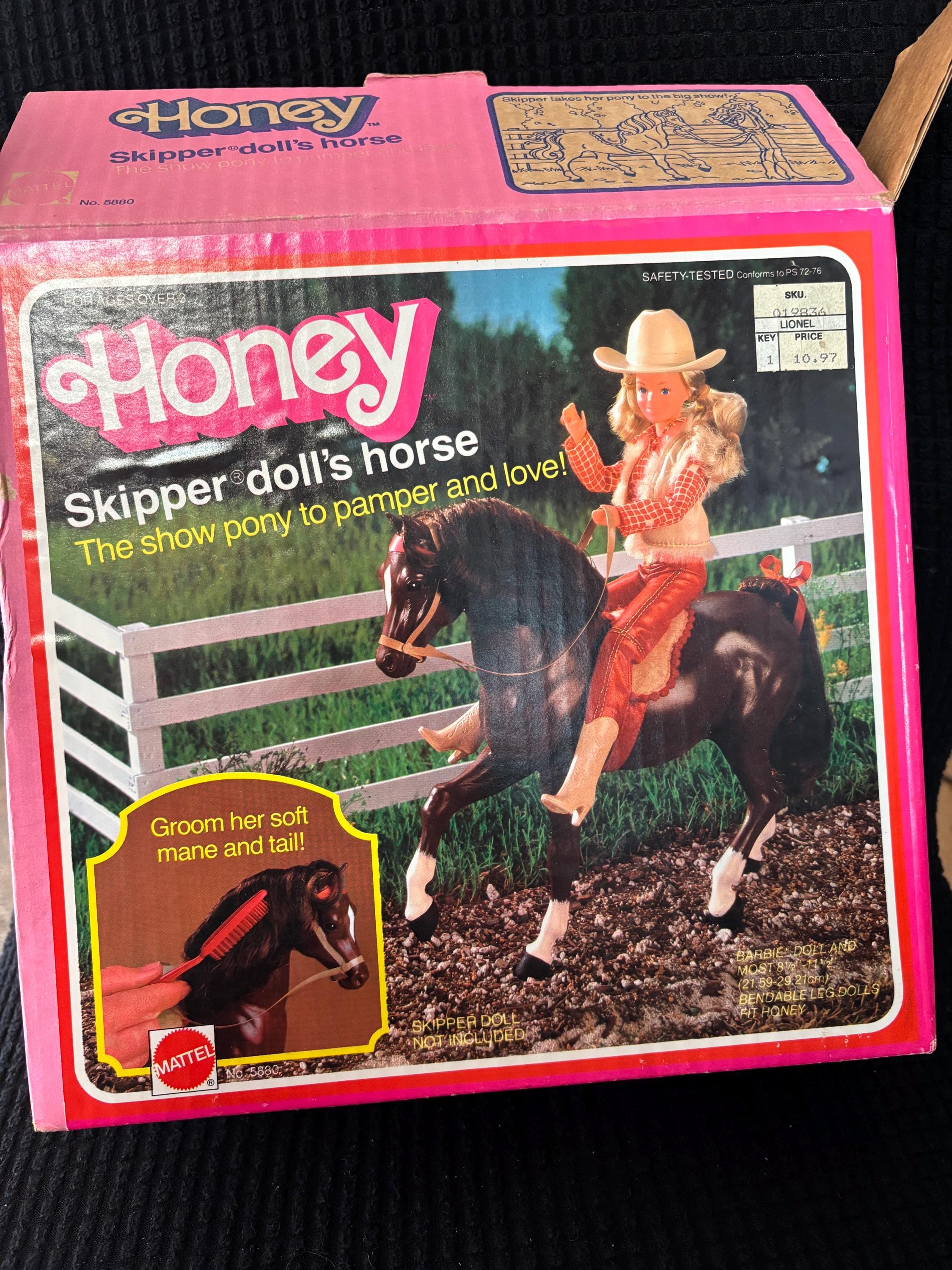 Skipper Chelsie Pony Mattel 1992 #10081 - Poney Avec Poupée - NEUF EN BOITE